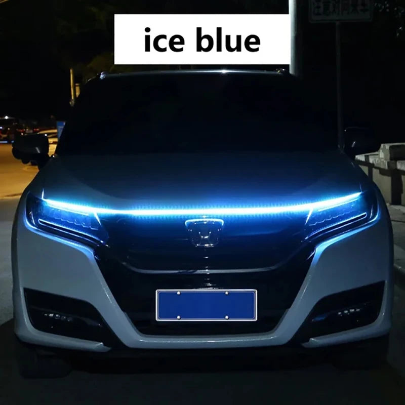 Dynamic LED Car Hood Light Strip - Universal 12V