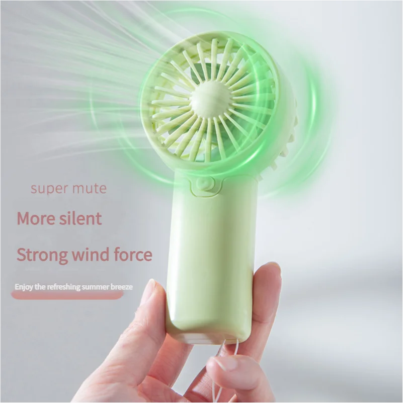 Portable Handheld Mini Turbo Fan – USB Rechargeable Personal Cooling Fan