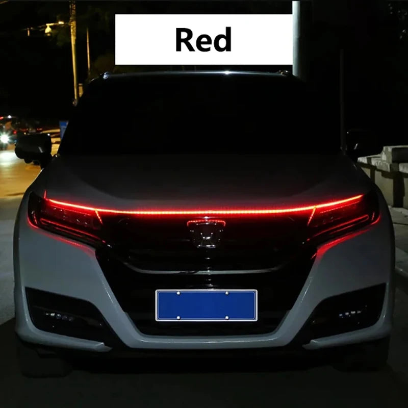 Dynamic LED Car Hood Light Strip - Universal 12V