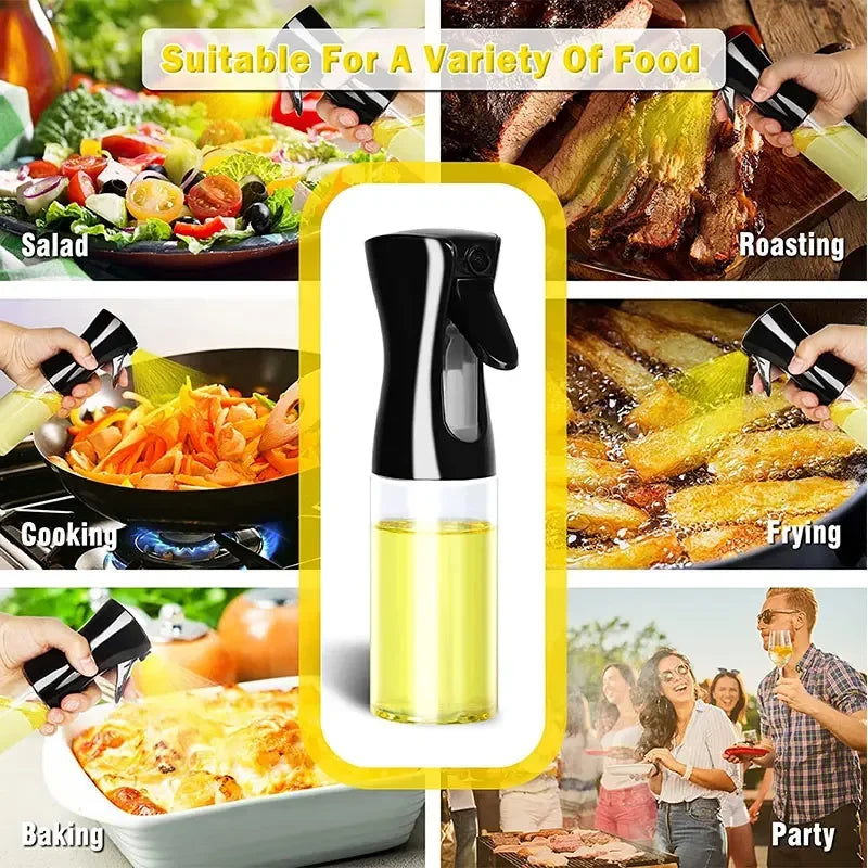 Premium Oil Sprayer Bottle for Cooking & Air Frying - Leakproof Oil Dispenser