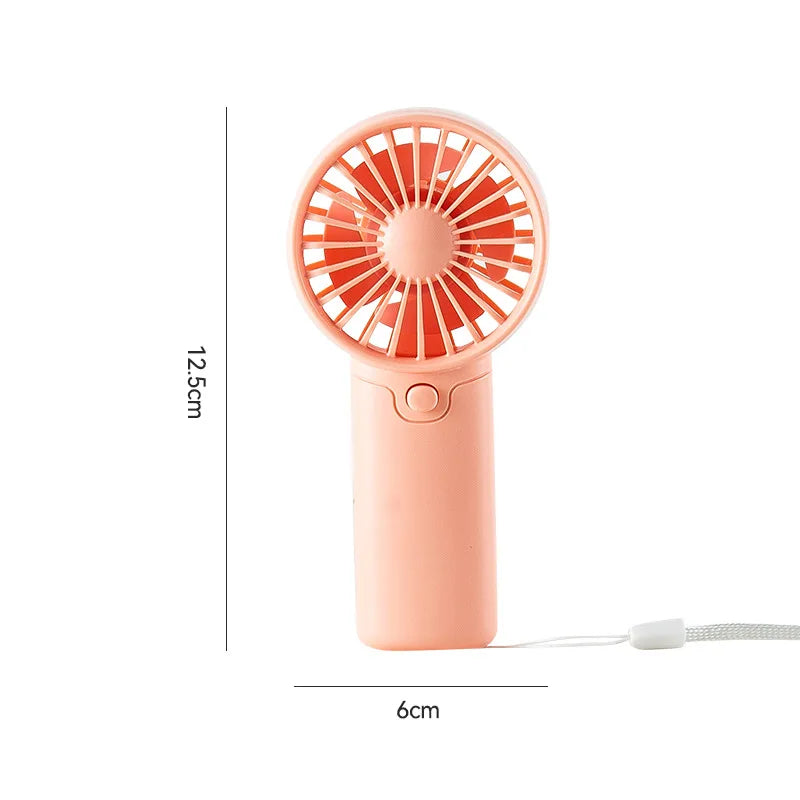 Portable Handheld Mini Turbo Fan – USB Rechargeable Personal Cooling Fan