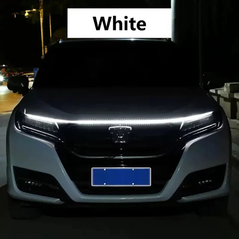 Dynamic LED Car Hood Light Strip - Universal 12V