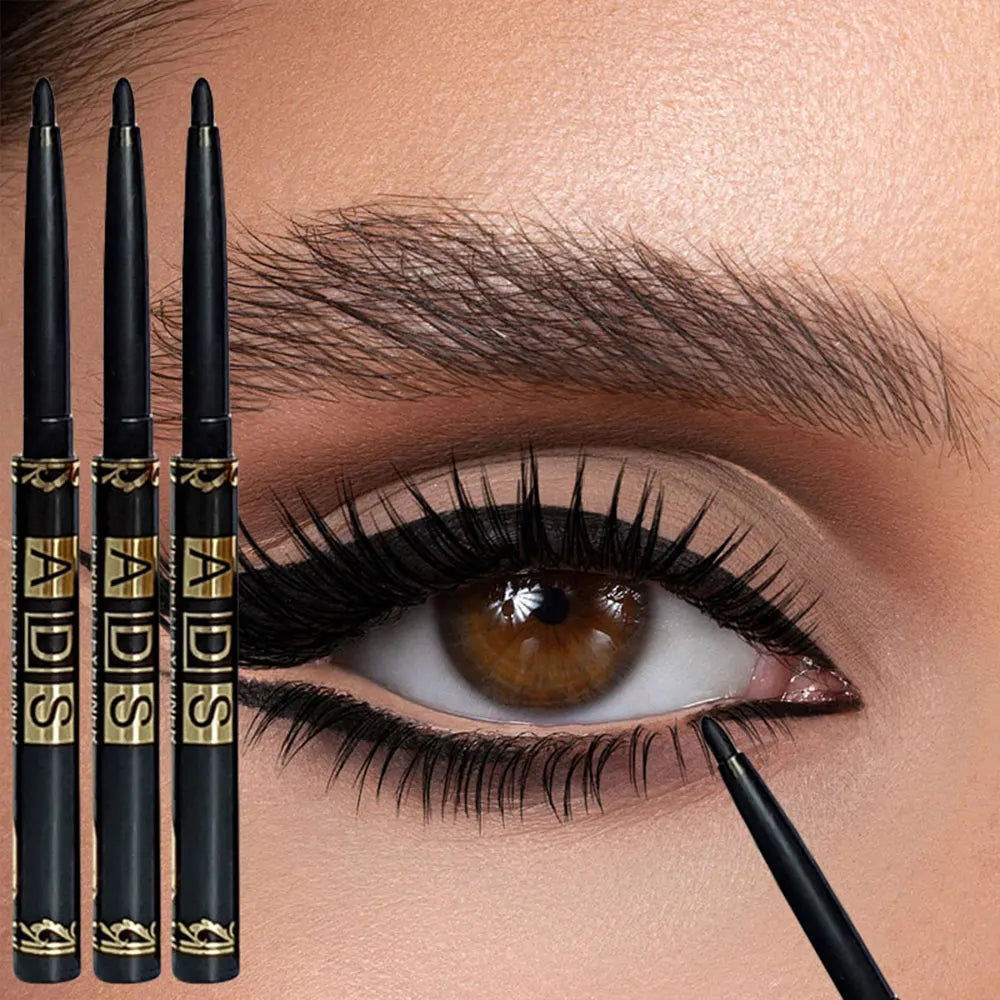 Waterproof Black Eyeliner & Kajal Pencil - Ultra Smudge-Proof Eye Pencil