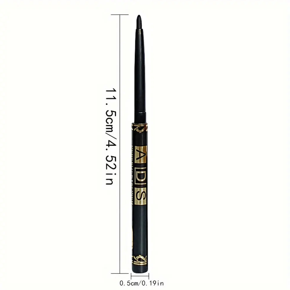 Waterproof Black Eyeliner & Kajal Pencil - Ultra Smudge-Proof Eye Pencil