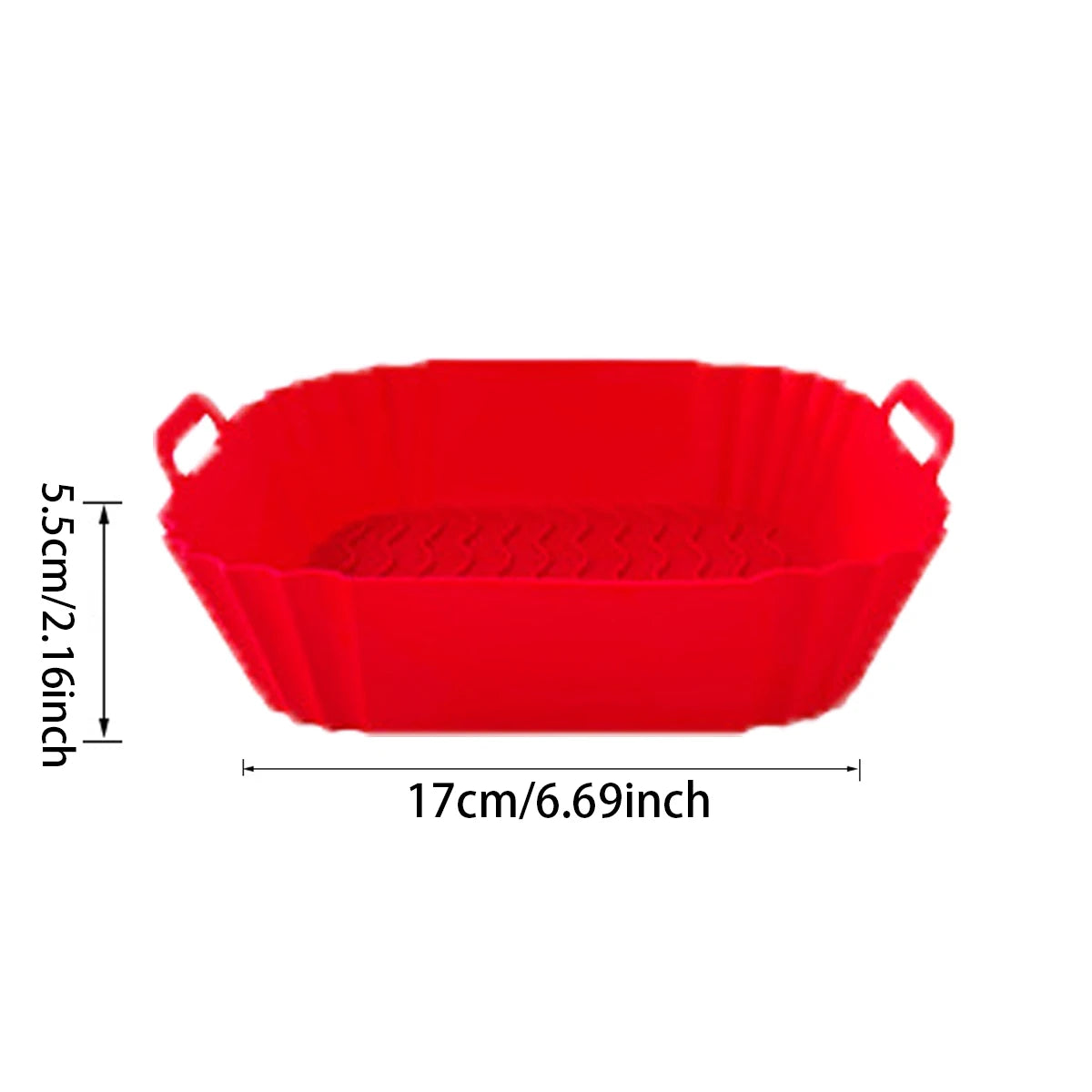 Silicone Air Fryer Liners Pot,Airfryer Basket Cooking Gadgets ,Reusable Baking Tray Non-stick Pizza Pan Oven Kitchen Accessories