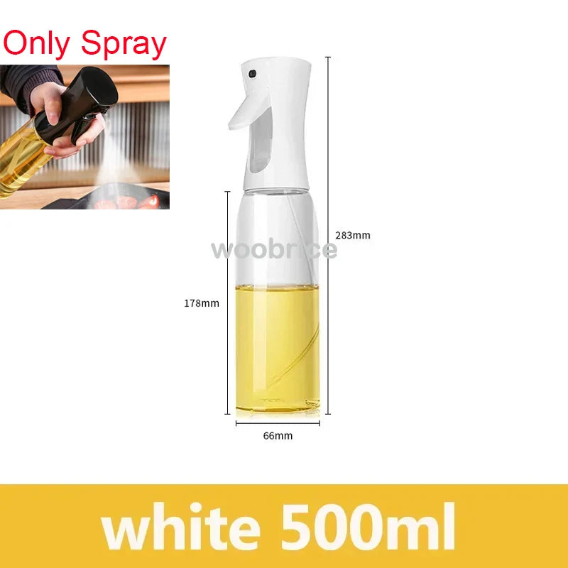 2-in-1 Glass Oil Sprayer & Dispenser Bottle - Dual Function Cooking Oil Dispenser for Kitchen & BBQ