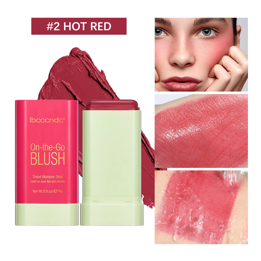 3-in-1 On-the-Go Blush Stick - Tinted Moisture Stick for Cheeks, Lips & Eyes (19g)