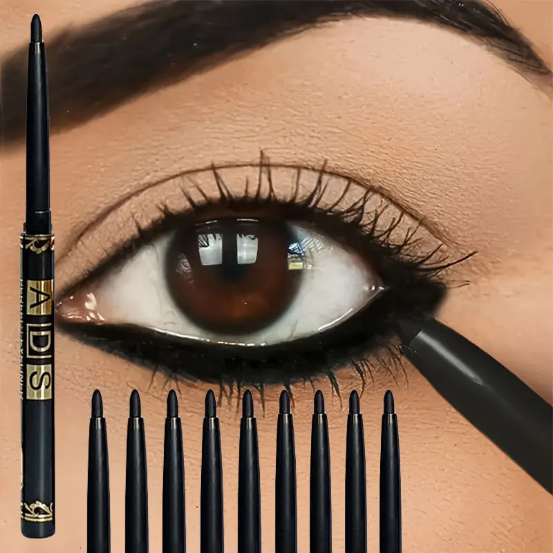Waterproof Black Eyeliner & Kajal Pencil - Ultra Smudge-Proof Eye Pencil