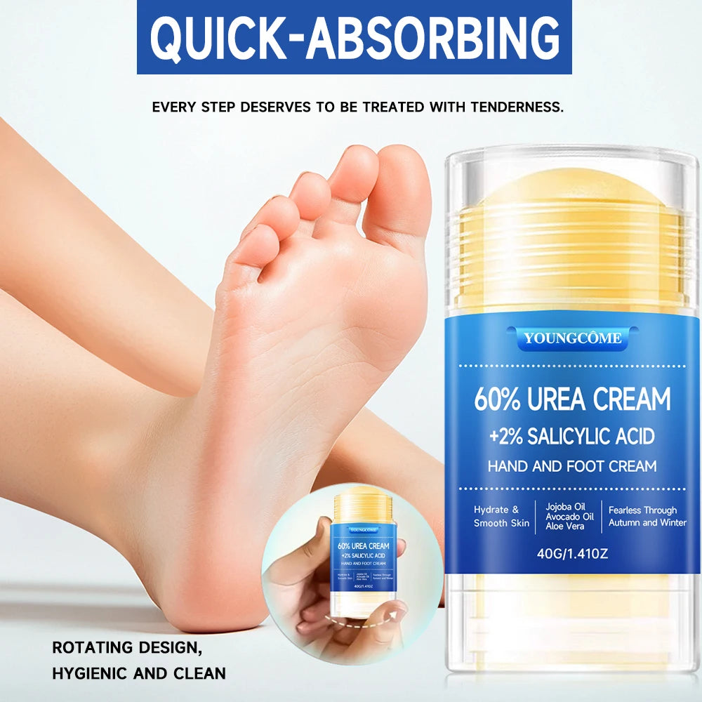 60% Urea Cream Stick with Salicylic Acid - Cracked Heel & Dry Hand Care Stick