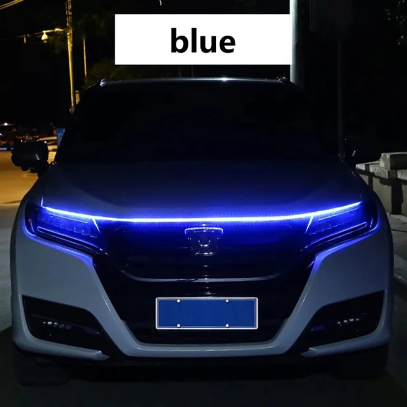 Dynamic LED Car Hood Light Strip - Universal 12V