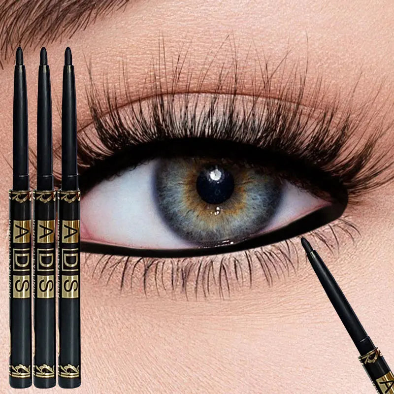 Waterproof Black Eyeliner & Kajal Pencil - Ultra Smudge-Proof Eye Pencil
