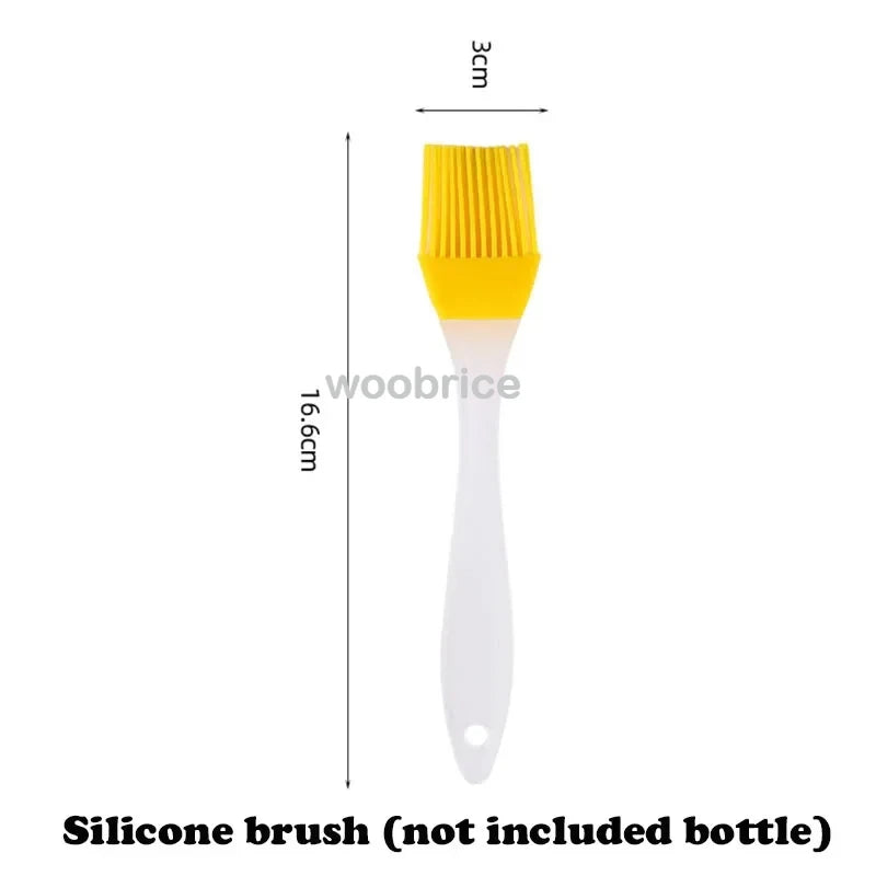 2-in-1 Glass Oil Sprayer & Dispenser Bottle - Dual Function Cooking Oil Dispenser for Kitchen & BBQ