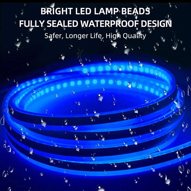 Dynamic LED Car Hood Light Strip - Universal 12V