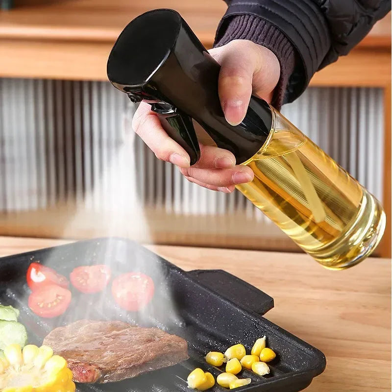 Premium Oil Sprayer Bottle for Cooking & Air Frying - Leakproof Oil Dispenser