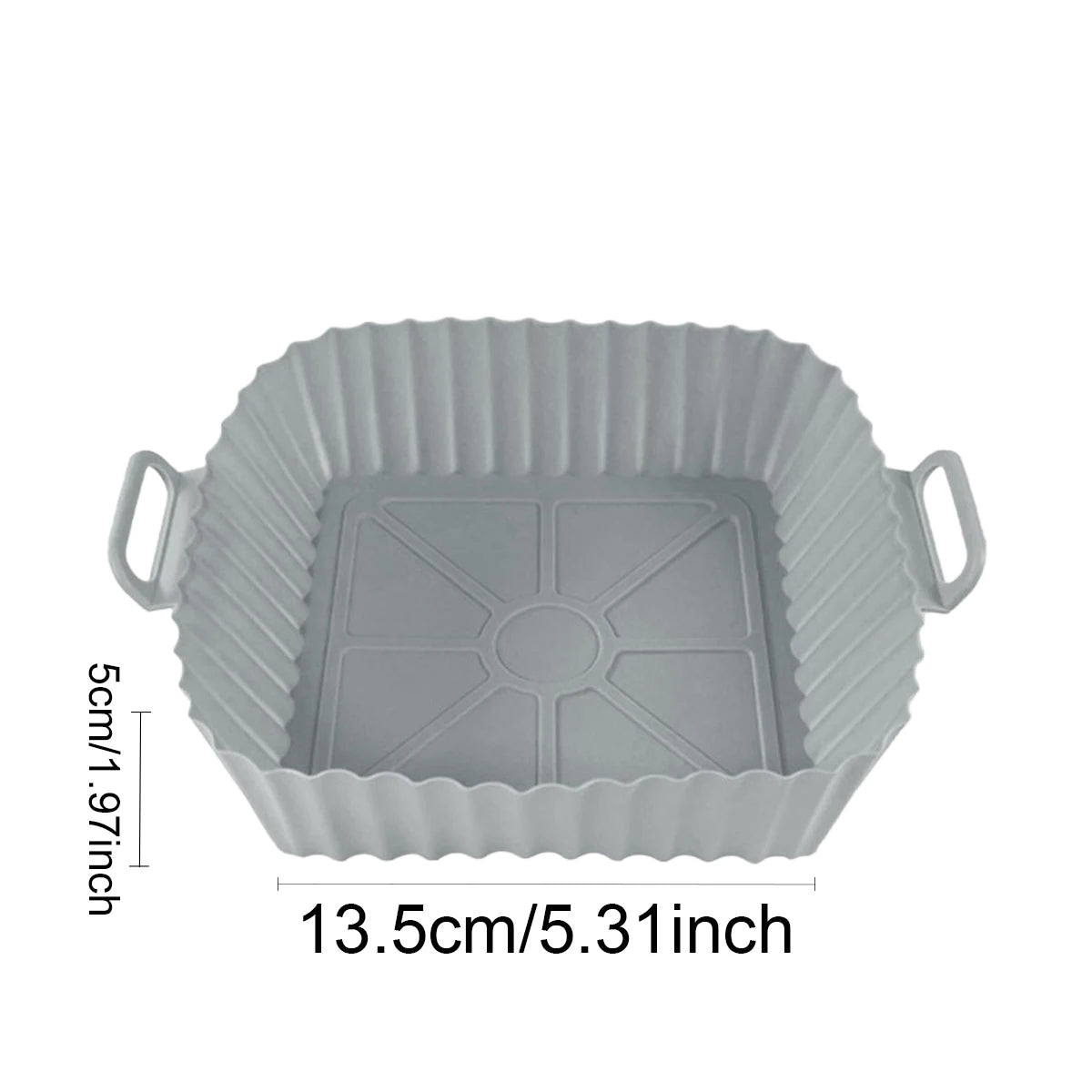 Silicone Air Fryer Liners Pot,Airfryer Basket Cooking Gadgets ,Reusable Baking Tray Non-stick Pizza Pan Oven Kitchen Accessories