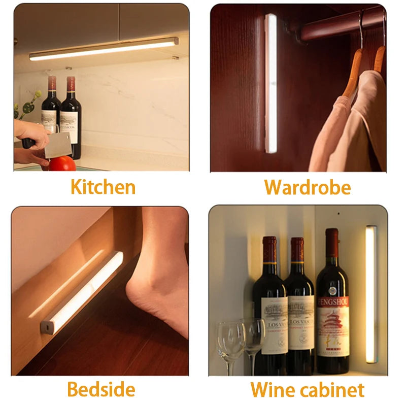 Wireless Ultra-Thin Motion Sensor Closet Light (Type-C)